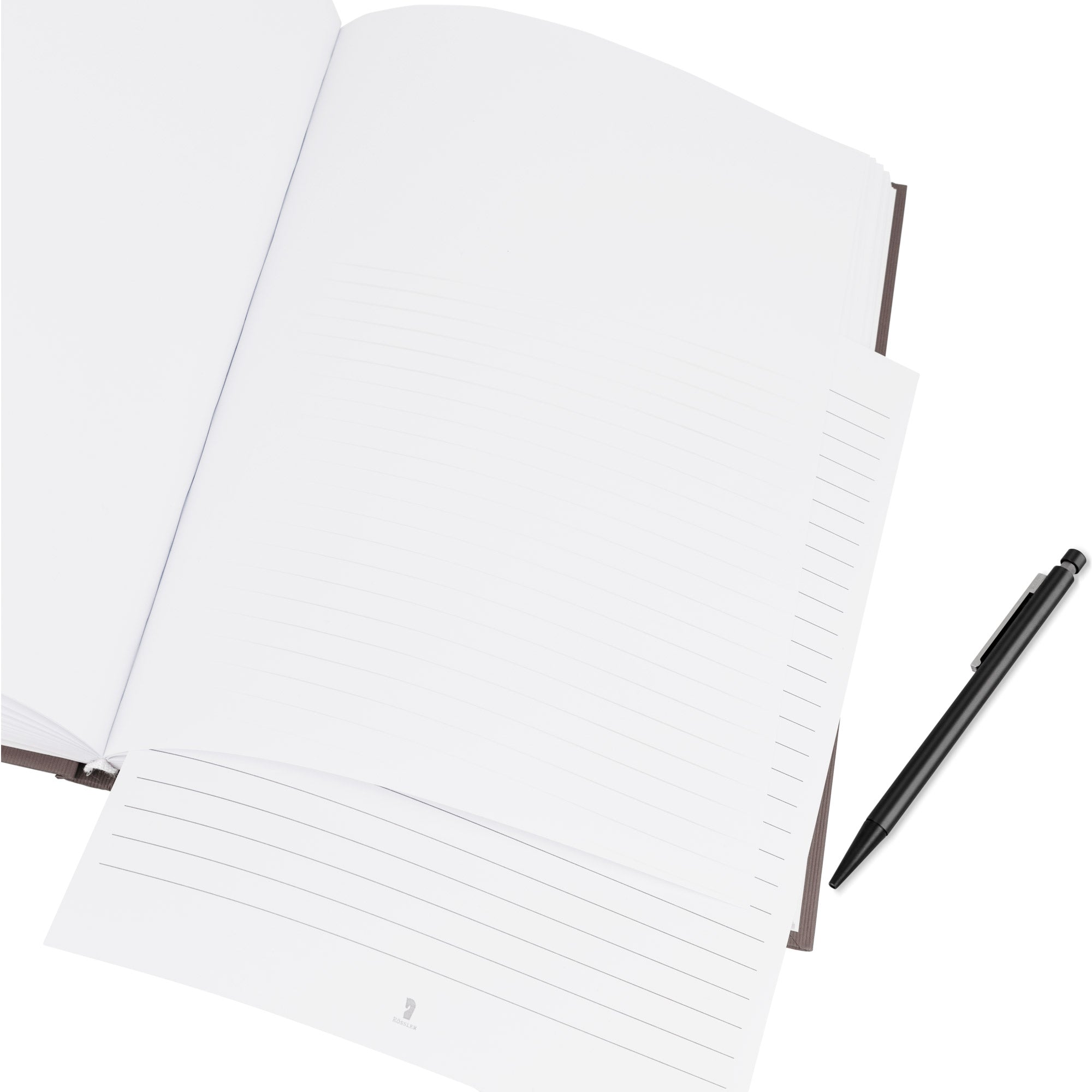 r-ssler-s-o-h-o-notizbuch-a4-hardcover-blanko-taupe image 5