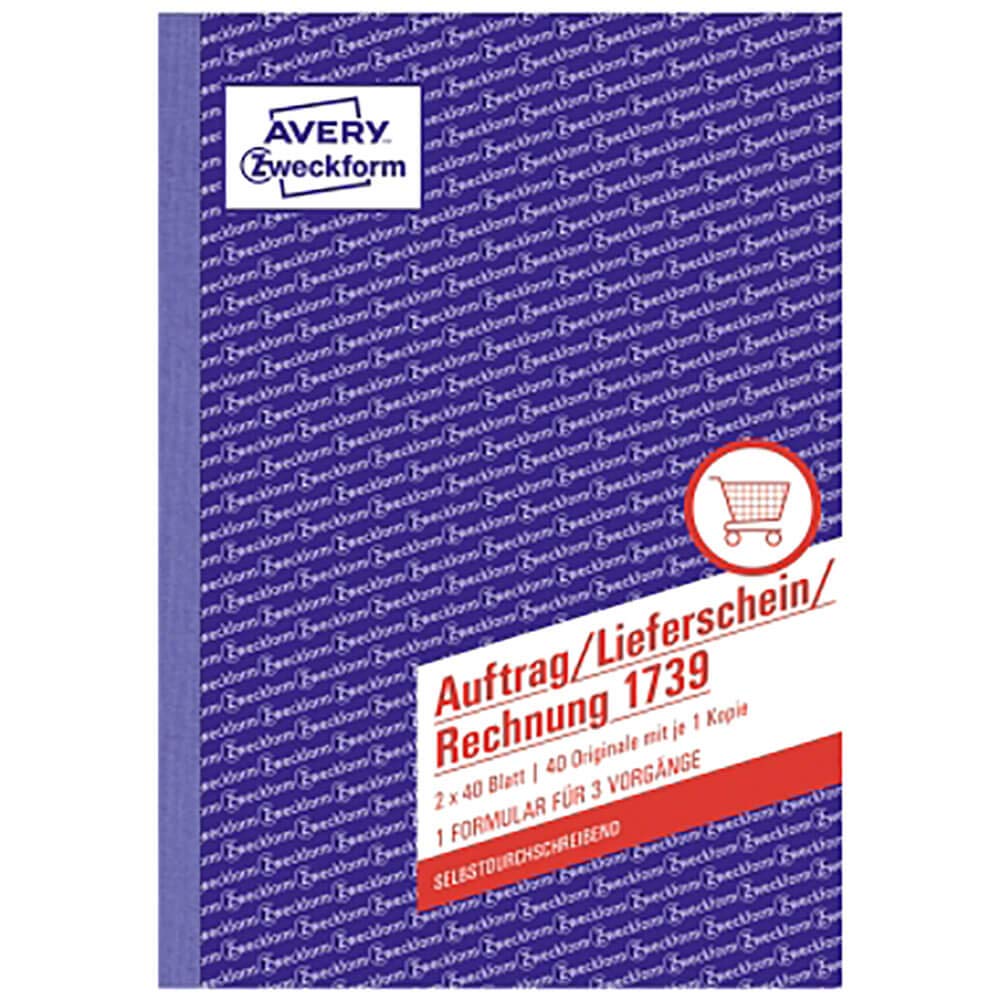avery-zweckform-1739-auftrag-lieferschein-rechnung-a5-2x40-blatt-wei-gelb image 2