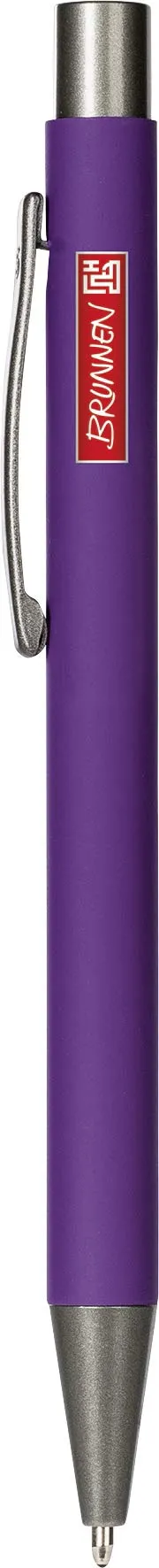 brunnen-colour-code-kugelschreiber-stripe-14-cm-purple-gummiert image 1