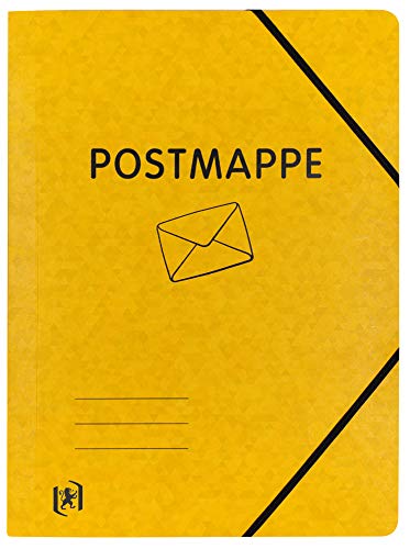 oxford-postmappe-eckspannermappe-a4-karton-gelb-mit-3-klappen-20er-pack image 5