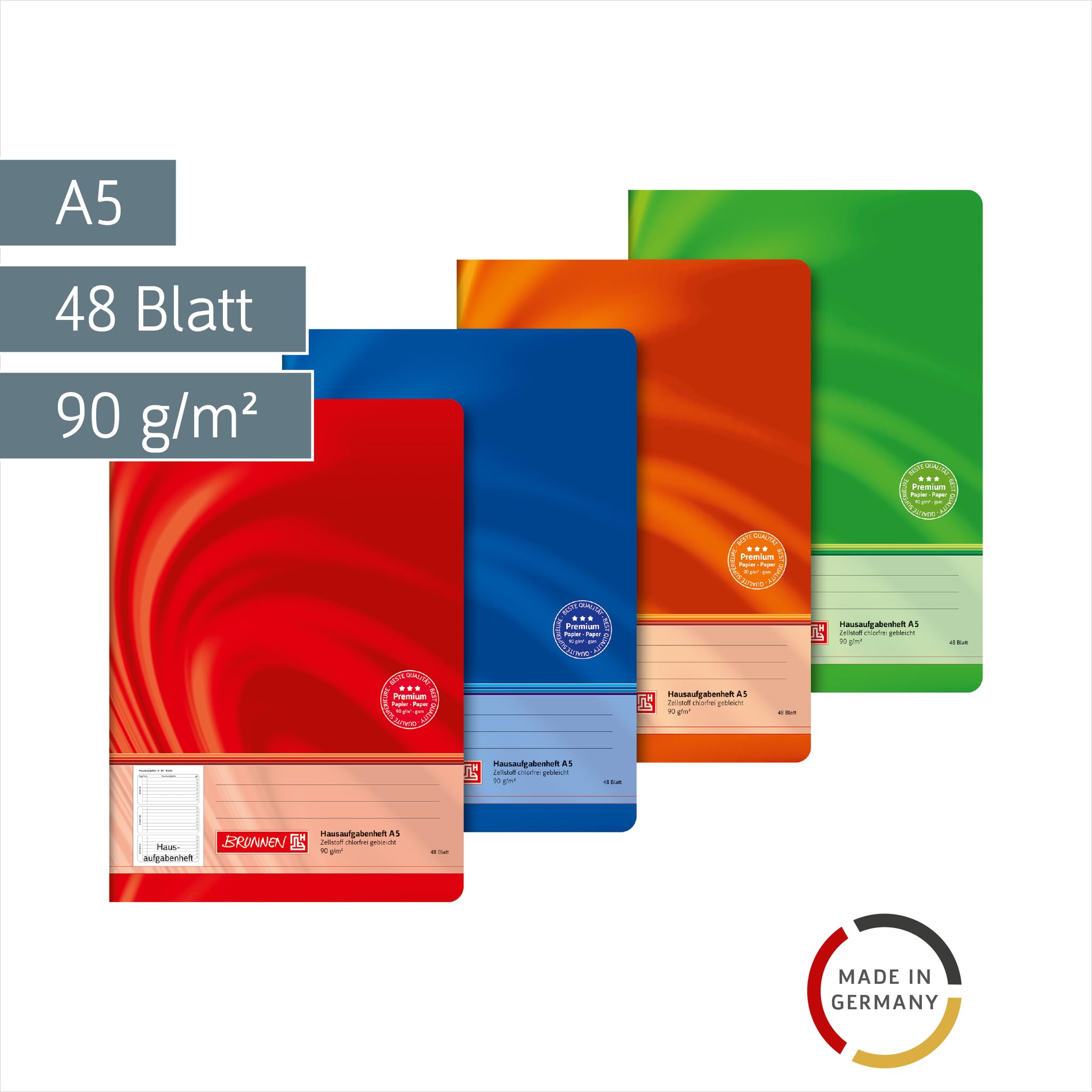 brunnen-hausaufgabenheft-din-a5-48-blatt-standard image 2