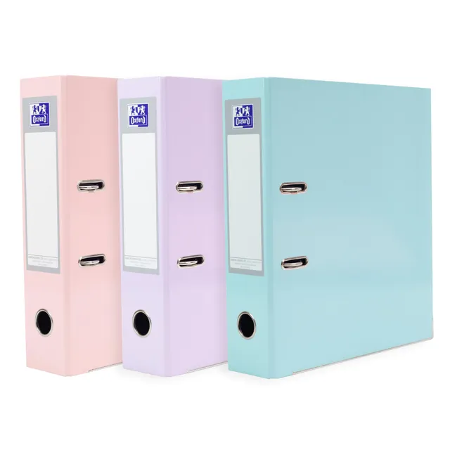 oxford-premium-ordner-a4-pastell-8-cm-breit-3er-pack-rosa-lila-blau image 1