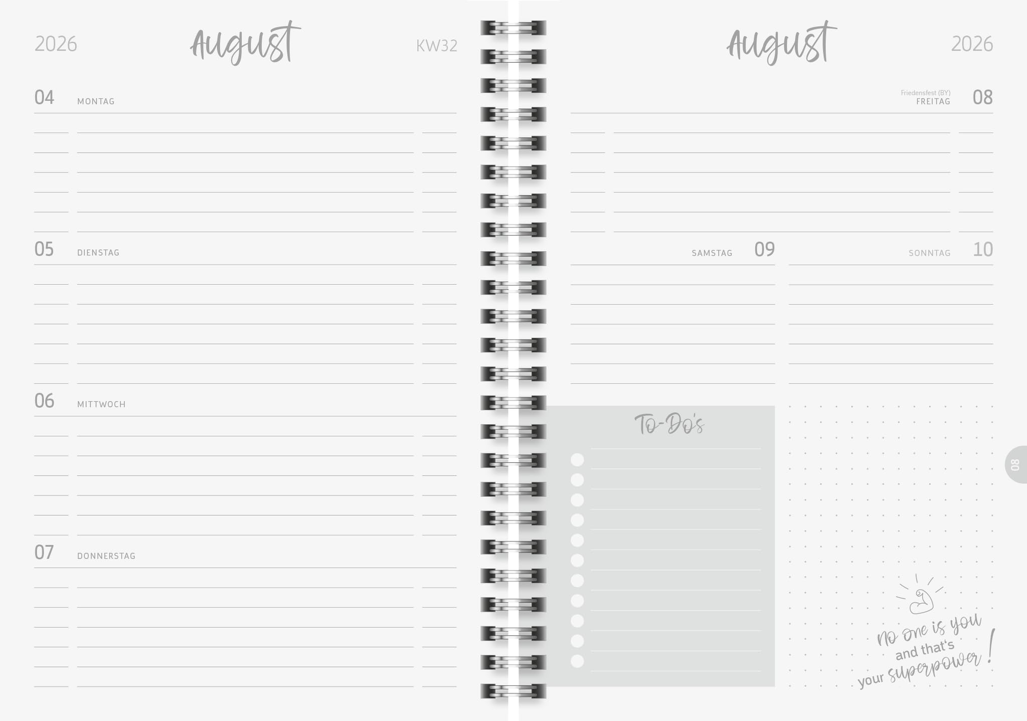 brunnen-sch-lerkalender-style-2026-2027-balance-a5-kunststoff-mint-2-seiten-1-wo image 7