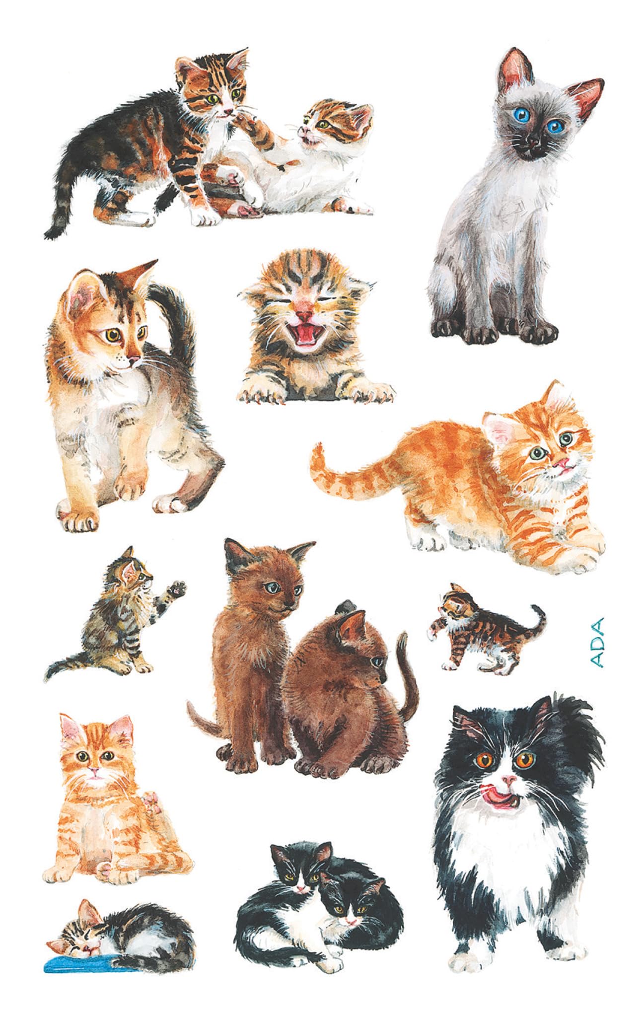 avery-zweckform-z-design-53574-kinder-sticker-katzen-36-aufkleber image 2