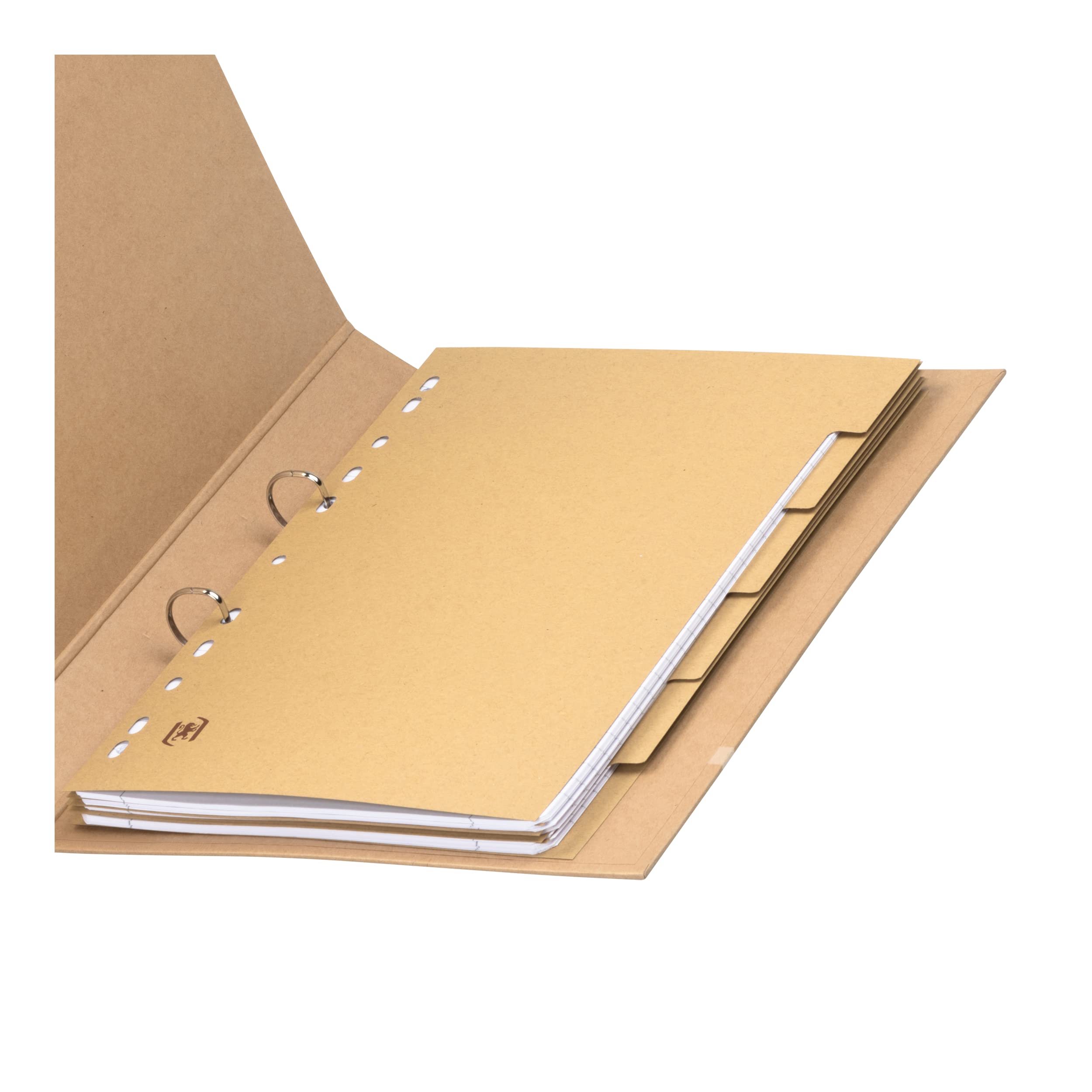 oxford-register-touareg-din-a4-6-teilig-recycling-kraftkarton-beige image 2