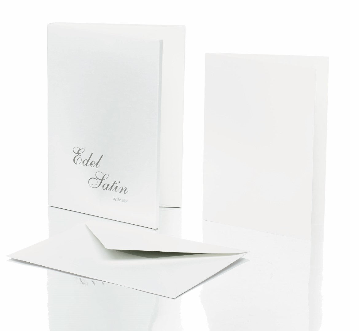 r-ssler-paperado-briefpapier-set-8er-c6-umschl-ge-a6-karten-satiniert-wei image 1