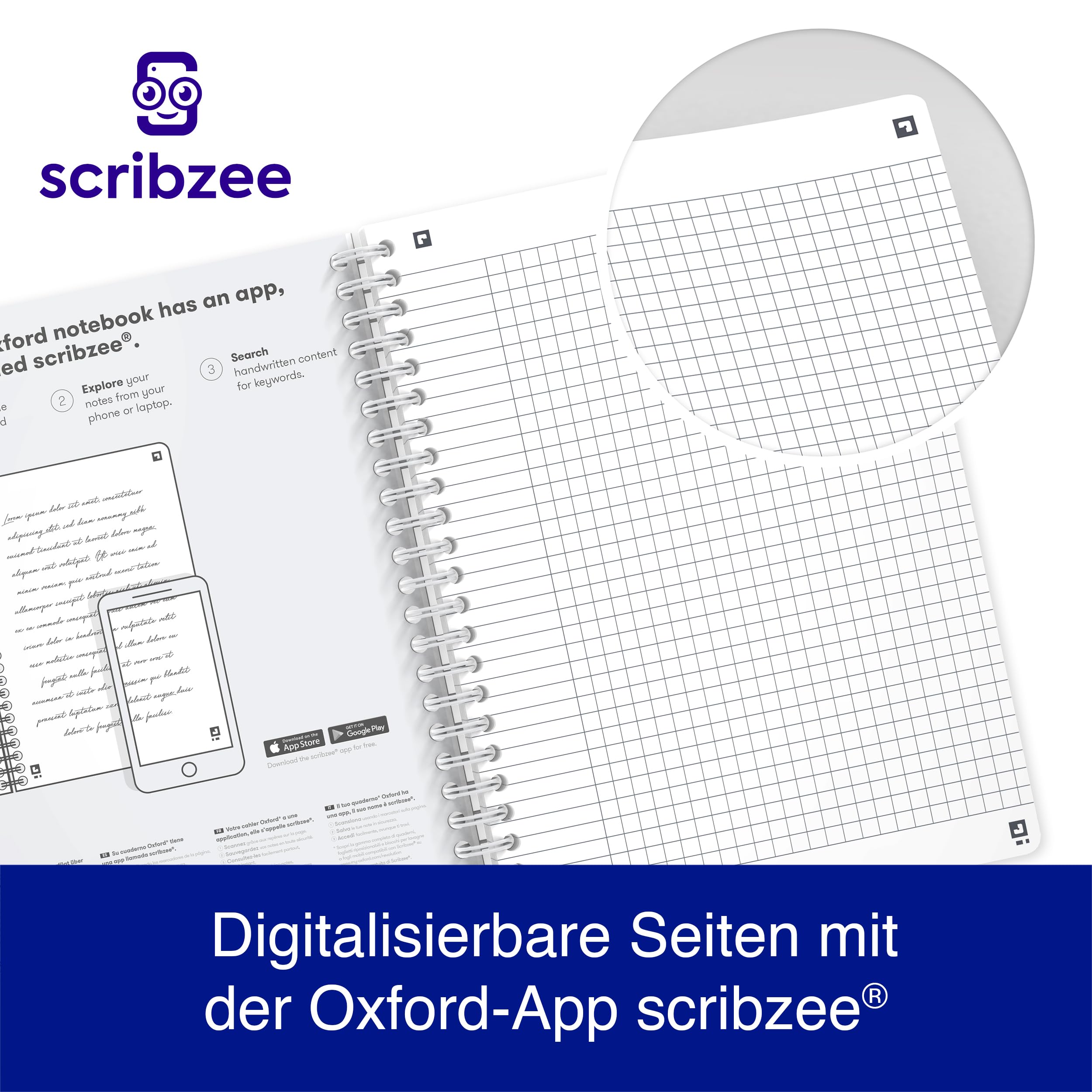 oxford-romance-spiralbuch-a5-kariert-120-seiten-soft-touch-5-st-ck image 6