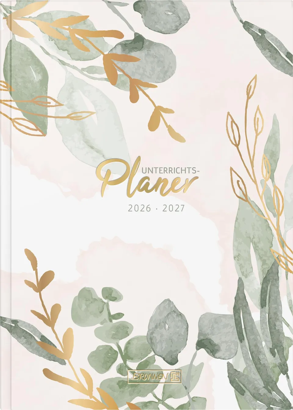 brunnen-termin-unterrichtsplaner-2026-2027-bloom-a5-papier-hardcover-2-seiten-1- image 1