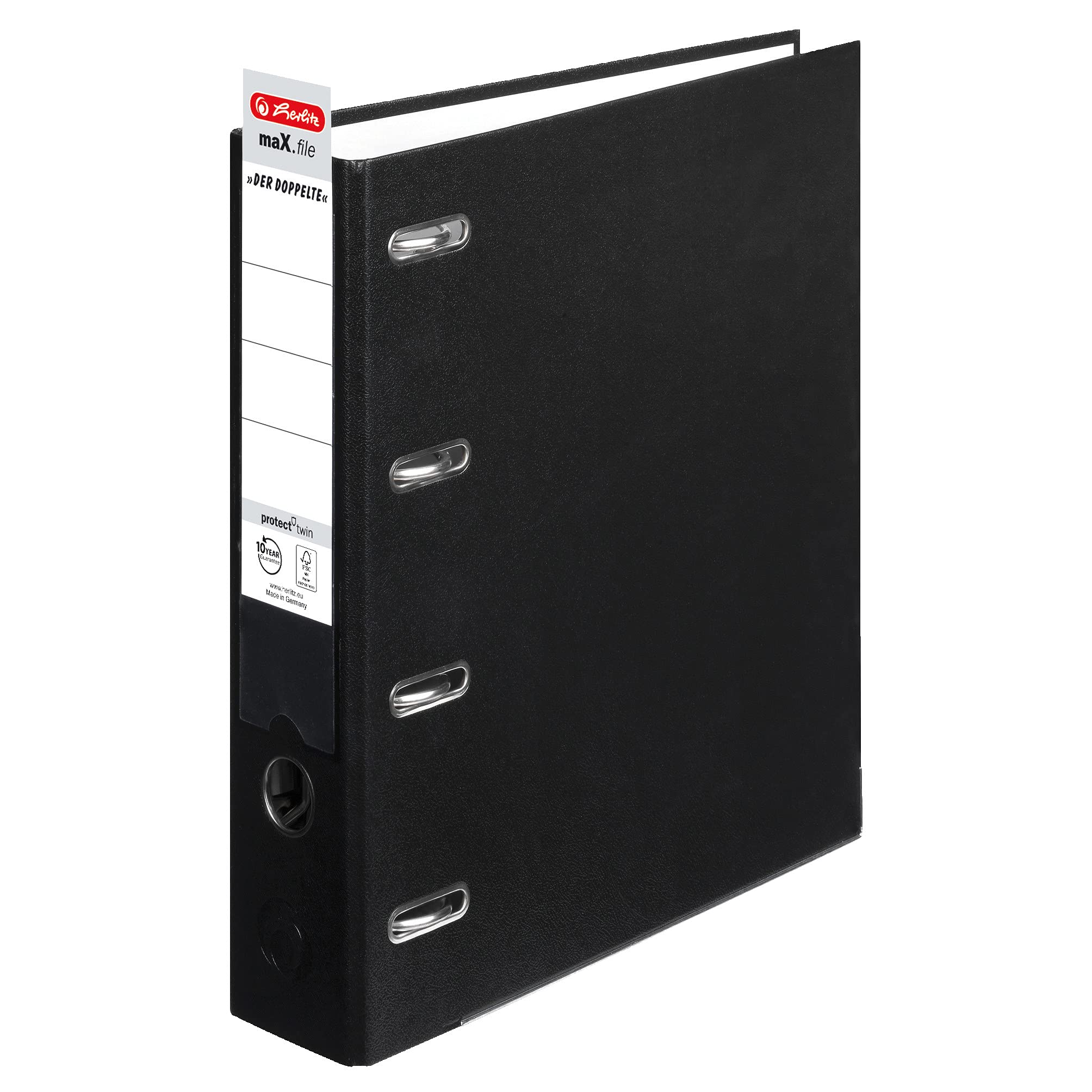 herlitz-max-file-protect-doppelordner-a4-7-cm-schwarz-4-ring-10-st-ck image 2