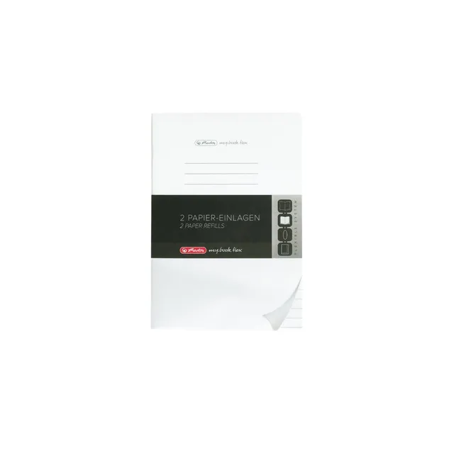 herlitz-refill-f-r-notizheft-flex-a5-liniert-2-x-40-blatt image 1
