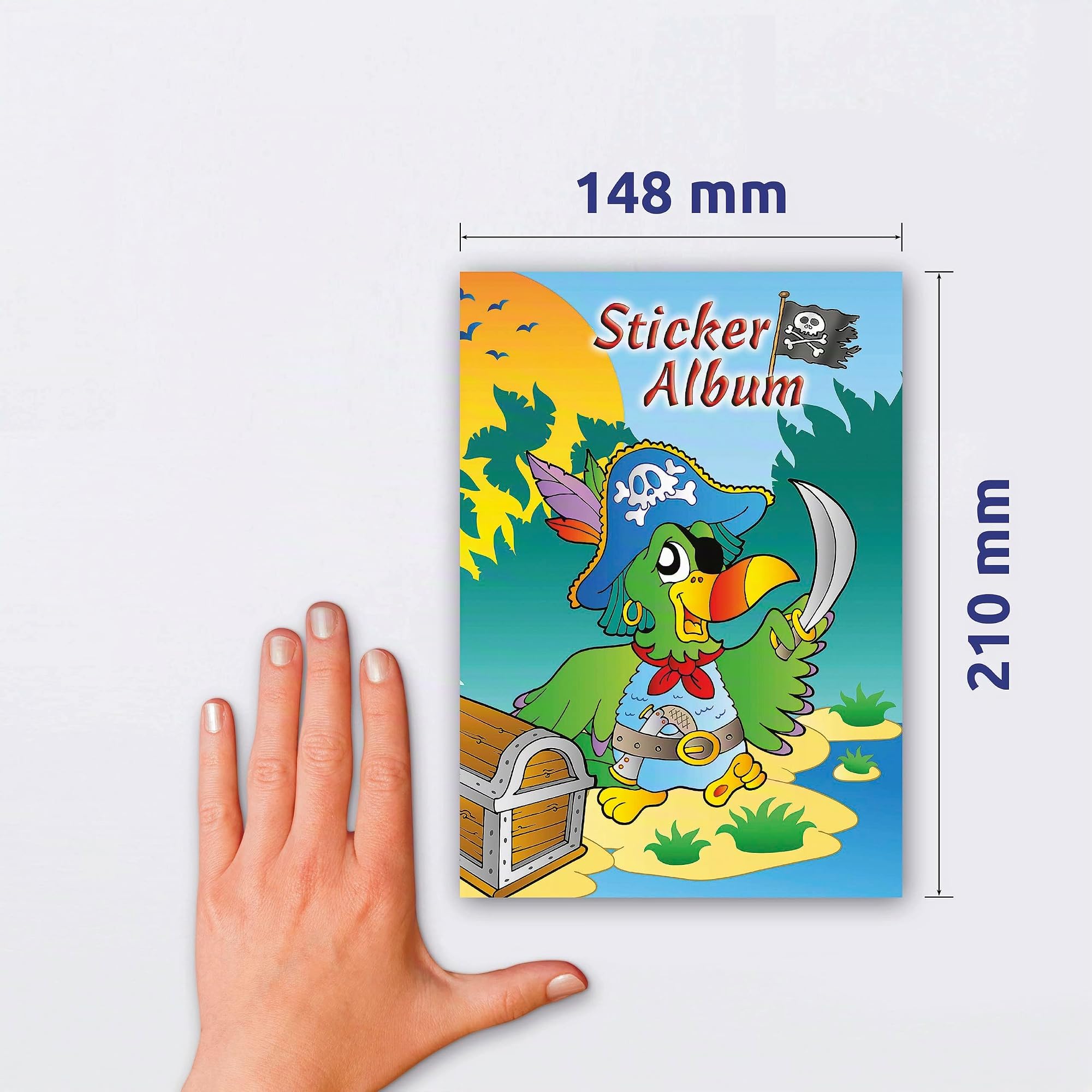 avery-zweckform-57799-stickeralbum-pirat-a5-16-seiten-silikonpapier image 2
