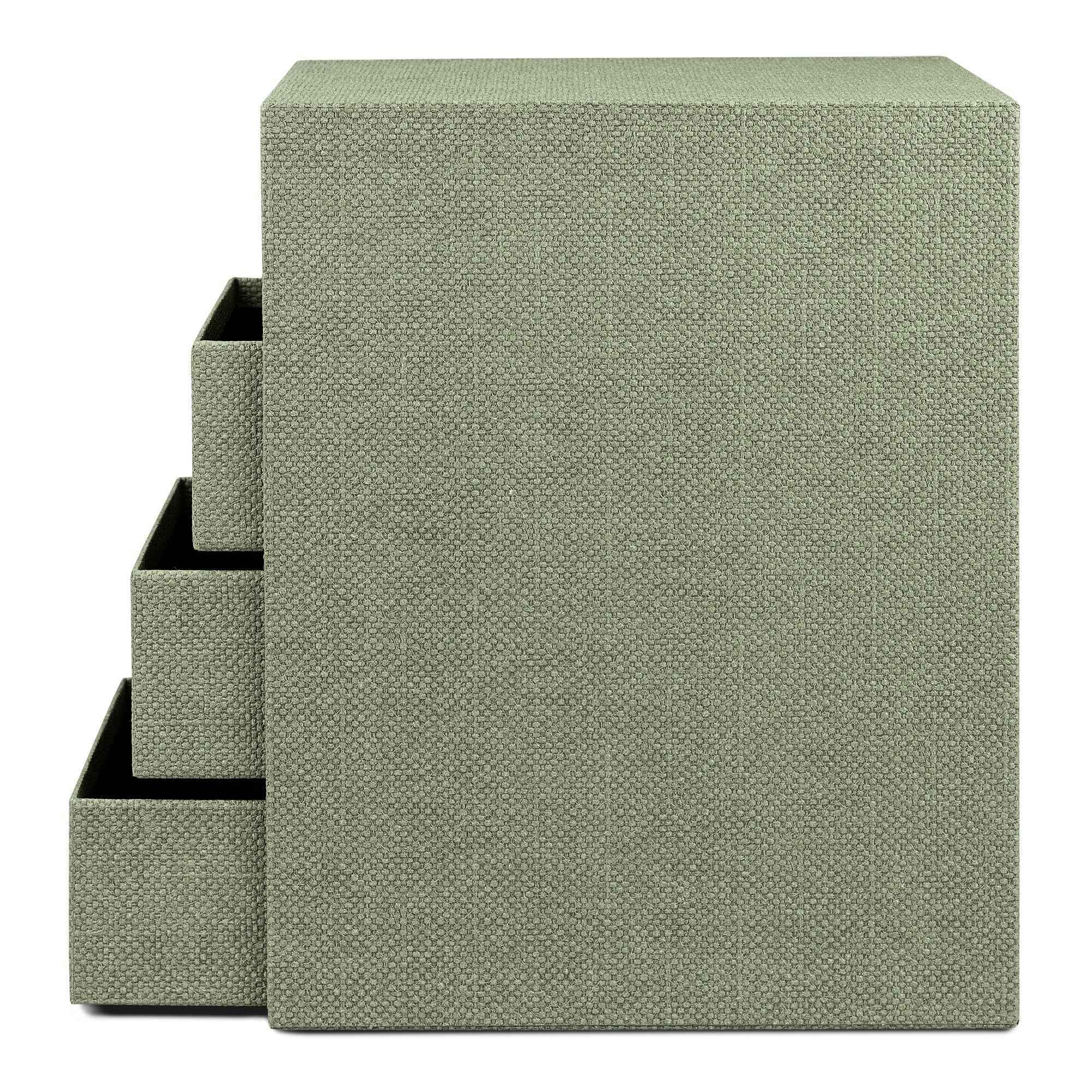 r-ssler-s-o-h-o-schubladenbox-a5-din-lang-4-f-cher-salbei-gr-n image 3