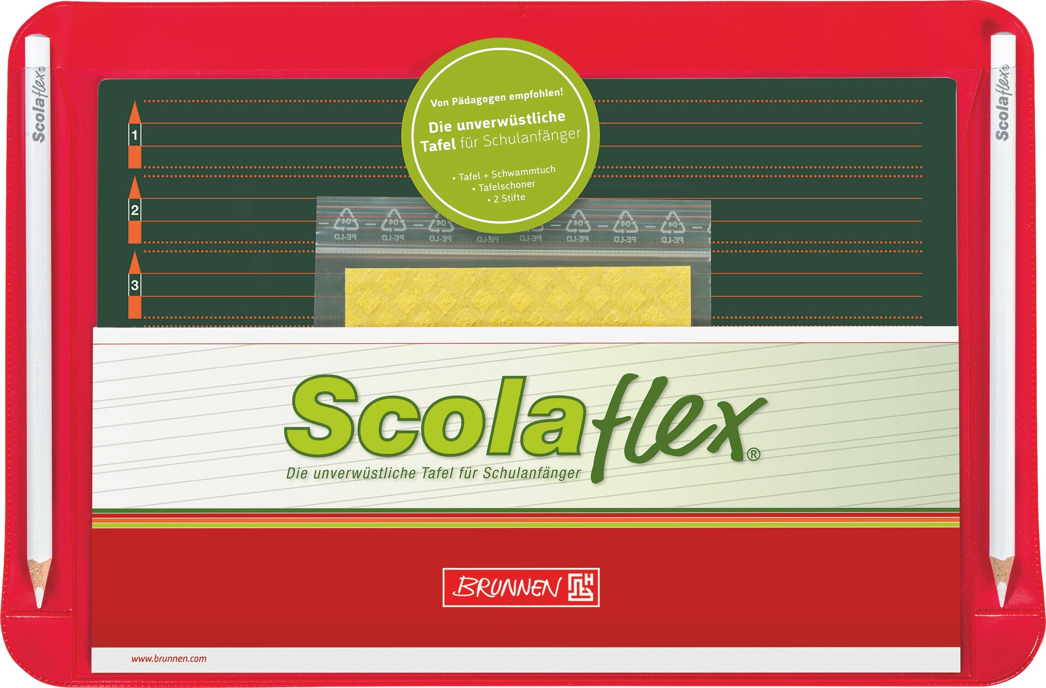 brunnen-schreibtafel-set-a0-scolaflex-265-x-180-mm image 1