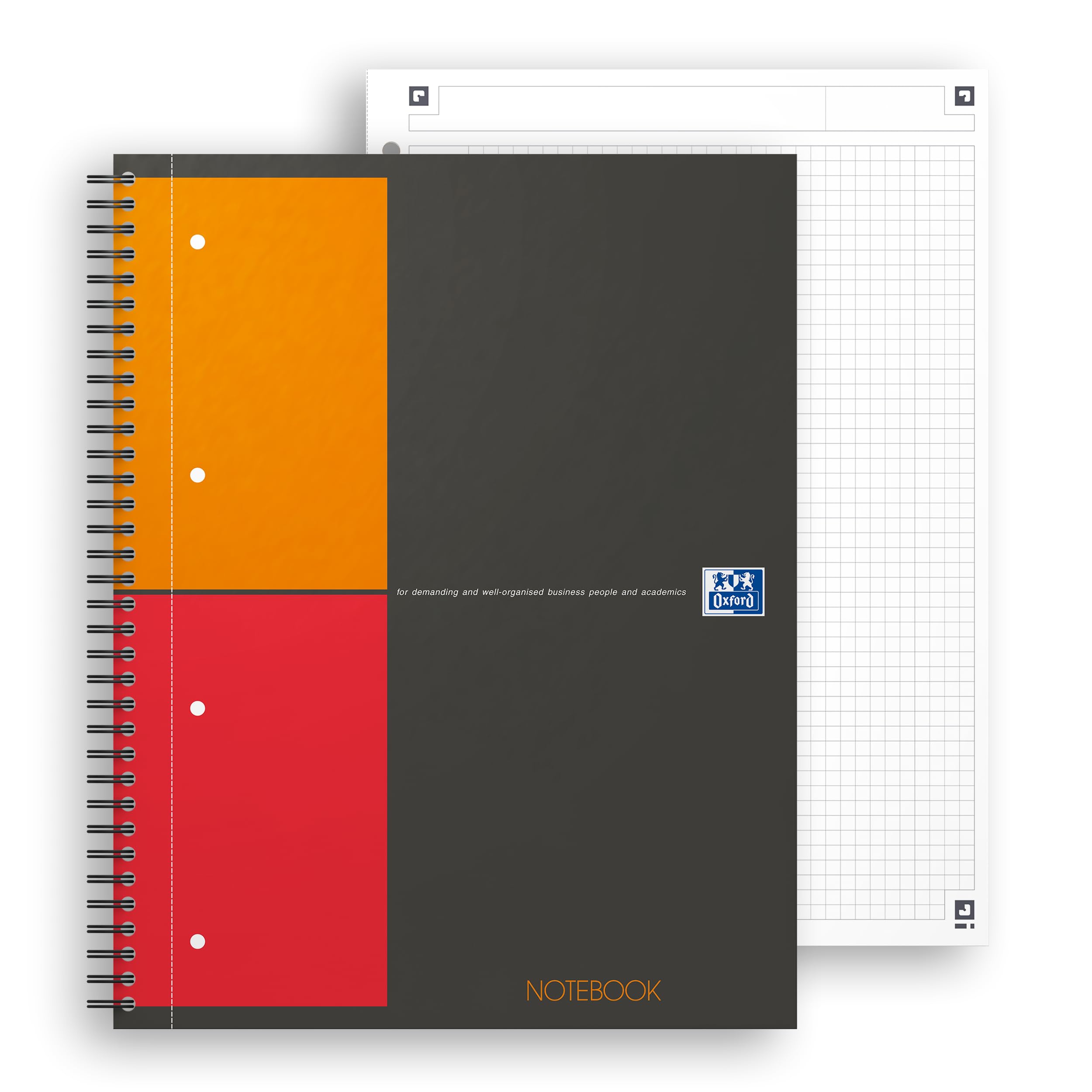 oxford-notebook-international-a4-kariert-160-seiten-kartondeckel image 3