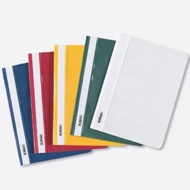 herlitz-schnellhefter-pp-a5-mit-sichtdeckel-10-st-ck-farbig-sortiert image 1