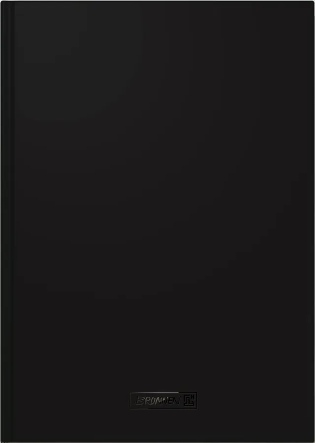 brunnen-notizbuch-premium-colour-line-a5-punktiert-96-blatt-onyx image 1