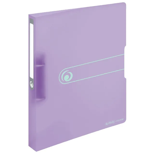 herlitz-ringbuch-a4-2-ringe-25-mm-pp-transparent-flieder image 1