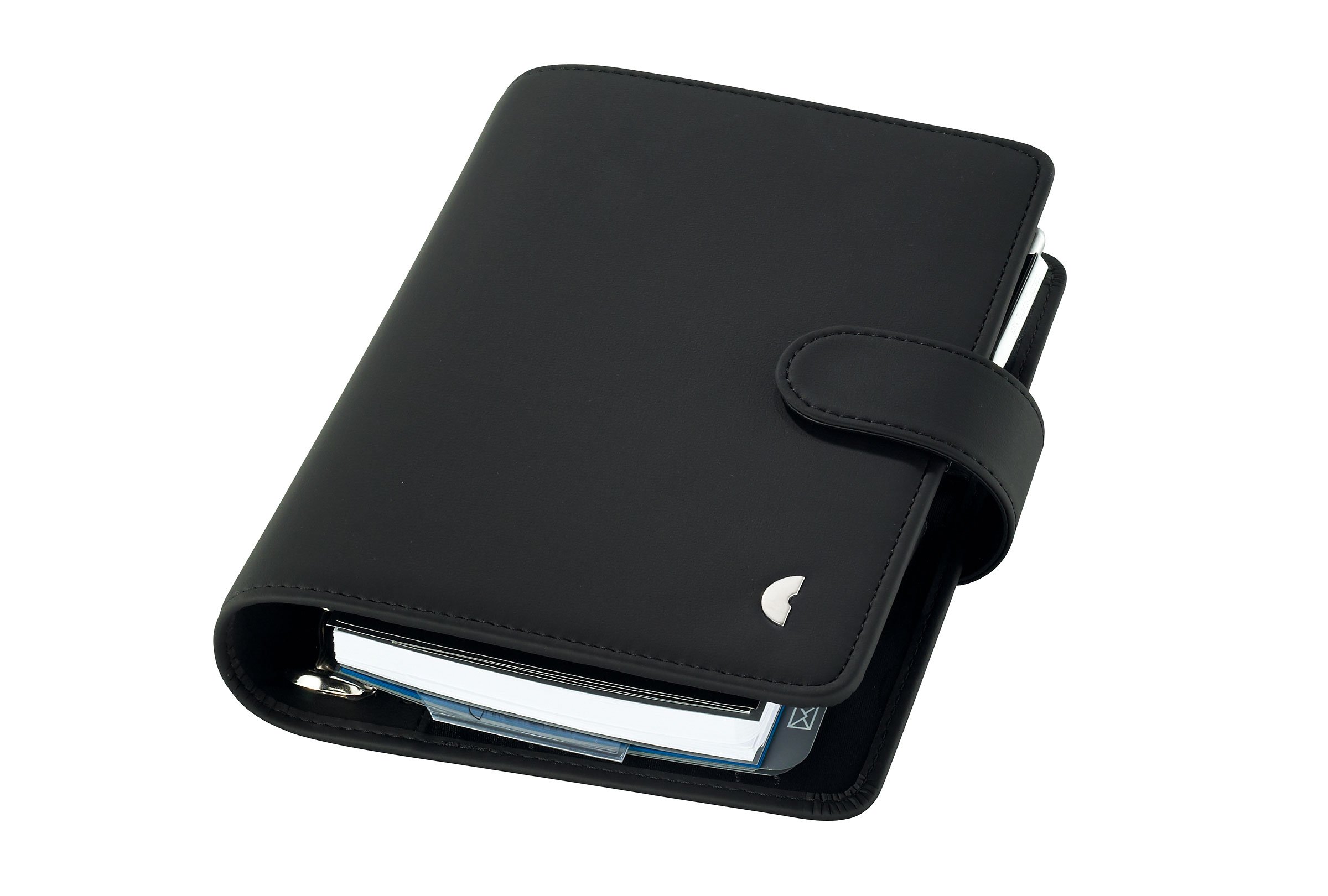 chronoplan-50108-terminplaner-midi-150x190mm-kunstleder-schwarz-nachf-llbar-ohne image 3