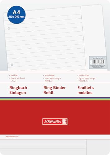 brunnen-fact-ringbucheinlagen-a4-liniert-mit-rand-lineatur-25-100-blatt image 7