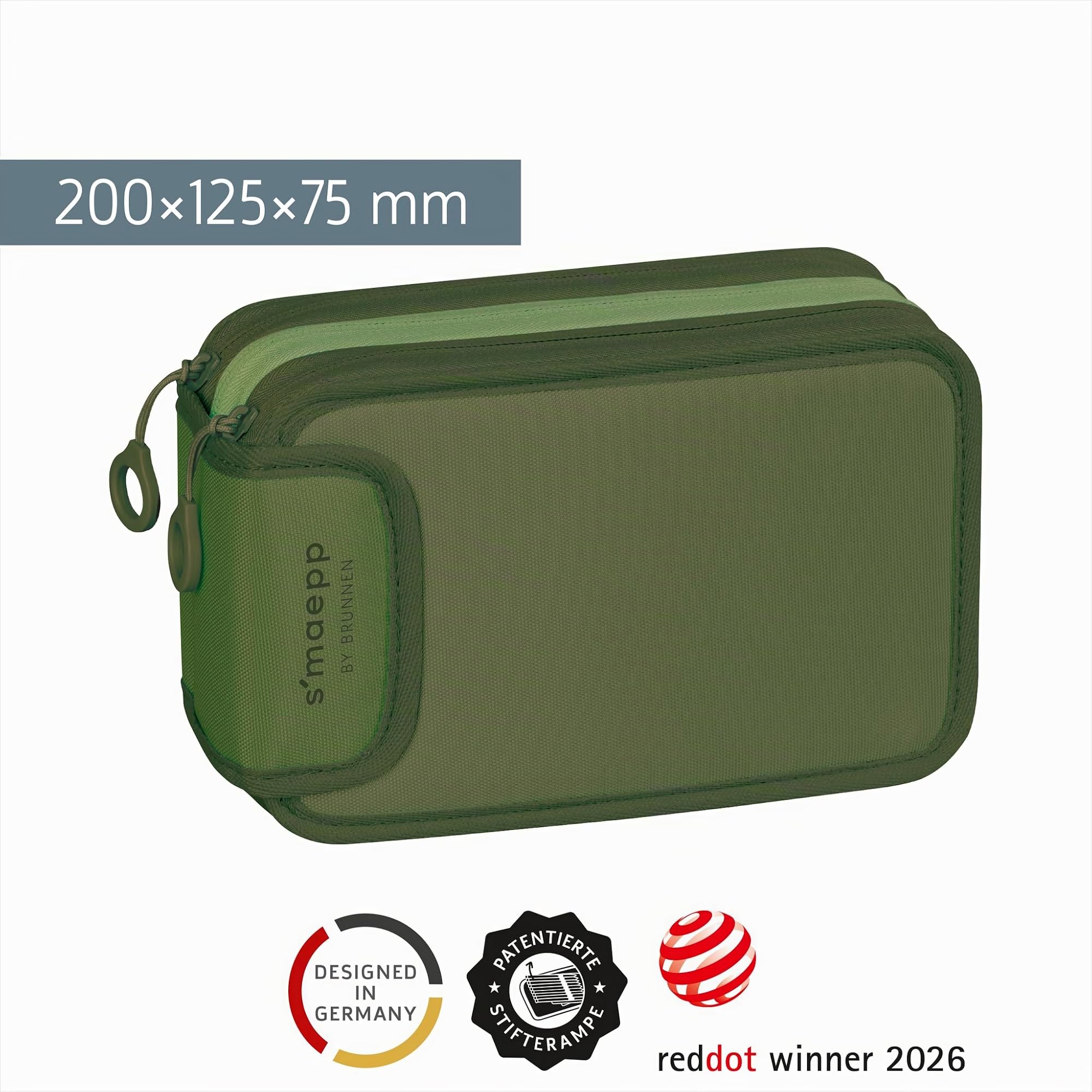 brunnen-s-maepp-federm-ppchen-3-rei-verschl-sse-gr-n-gef-llt-200-x-125-x-75-mm image 2