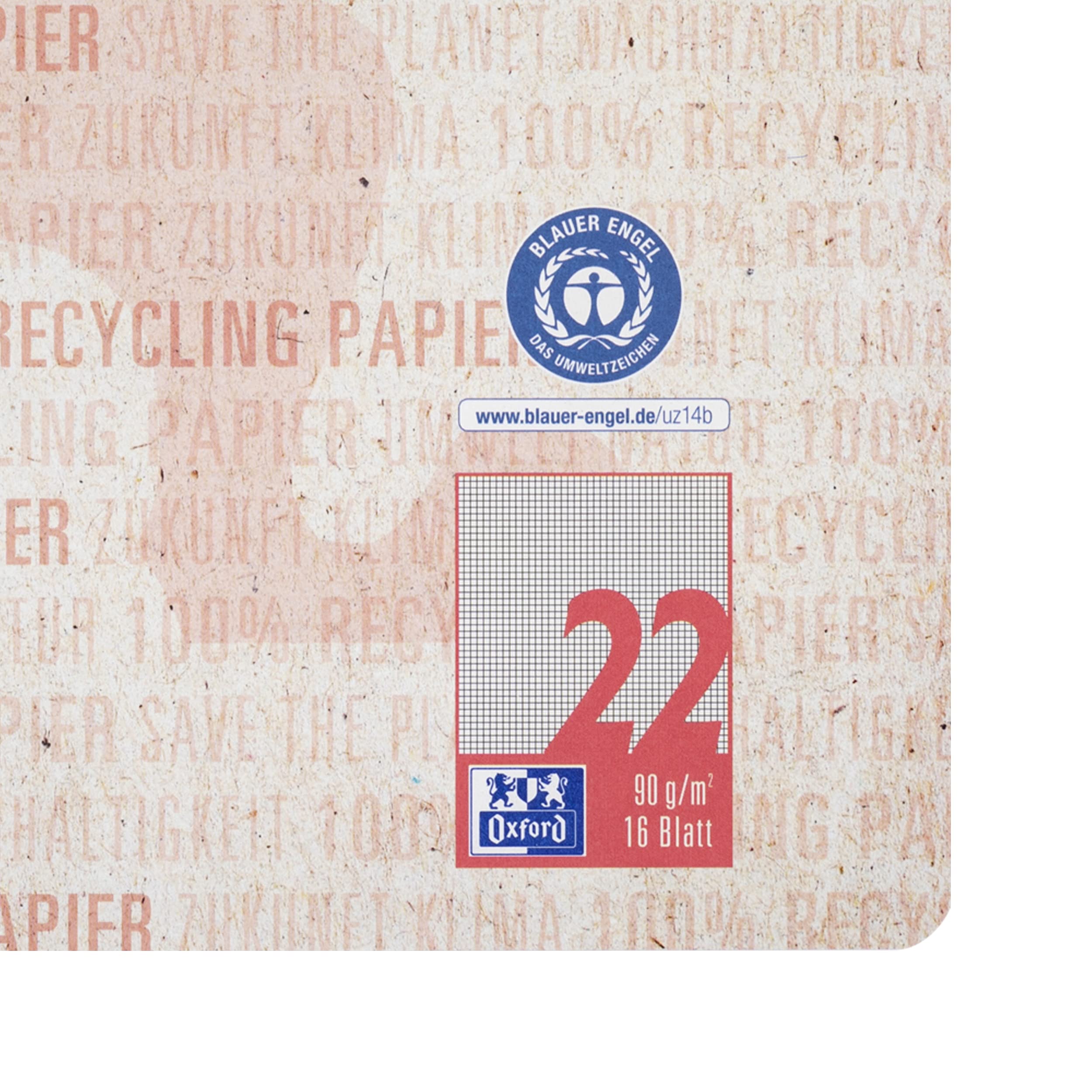 oxford-schulheft-a4-recycling-lineatur-22-kariert-16-blatt-15-st-ck image 4