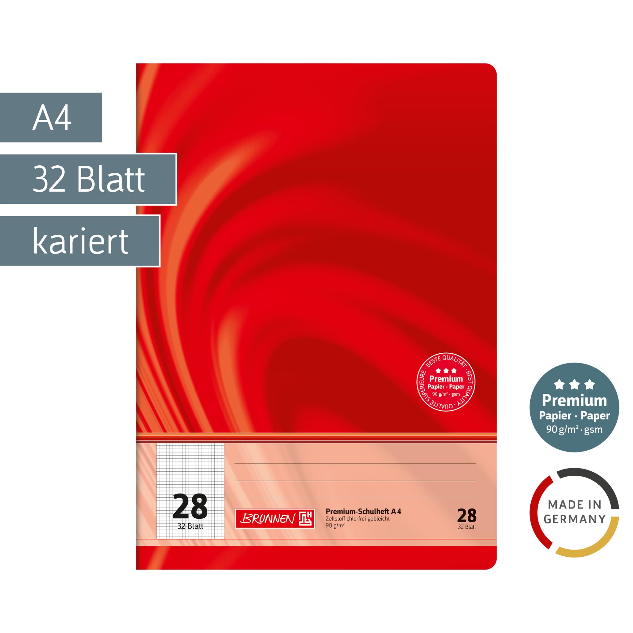 brunnen-104442802-premium-schulheft-din-a4-32-blatt-doppelheft image 2