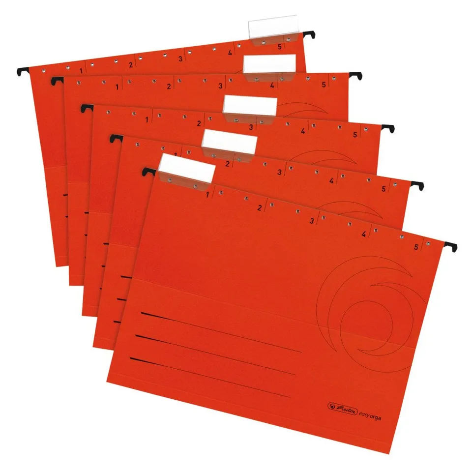 herlitz-h-ngemappe-rot-aus-manila-recycling-karton-5er-pack image 1