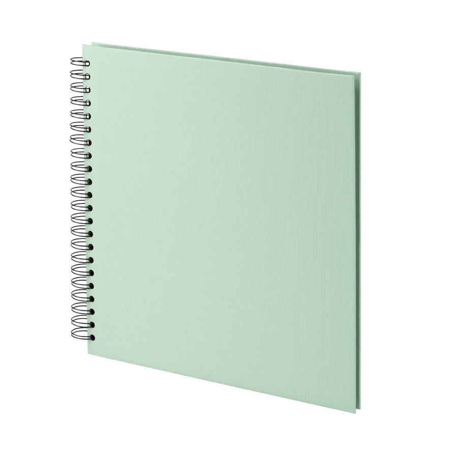 r-ssler-s-o-h-o-spiral-fotoalbum-31x30cm-60-schwarze-seiten-mint image 1