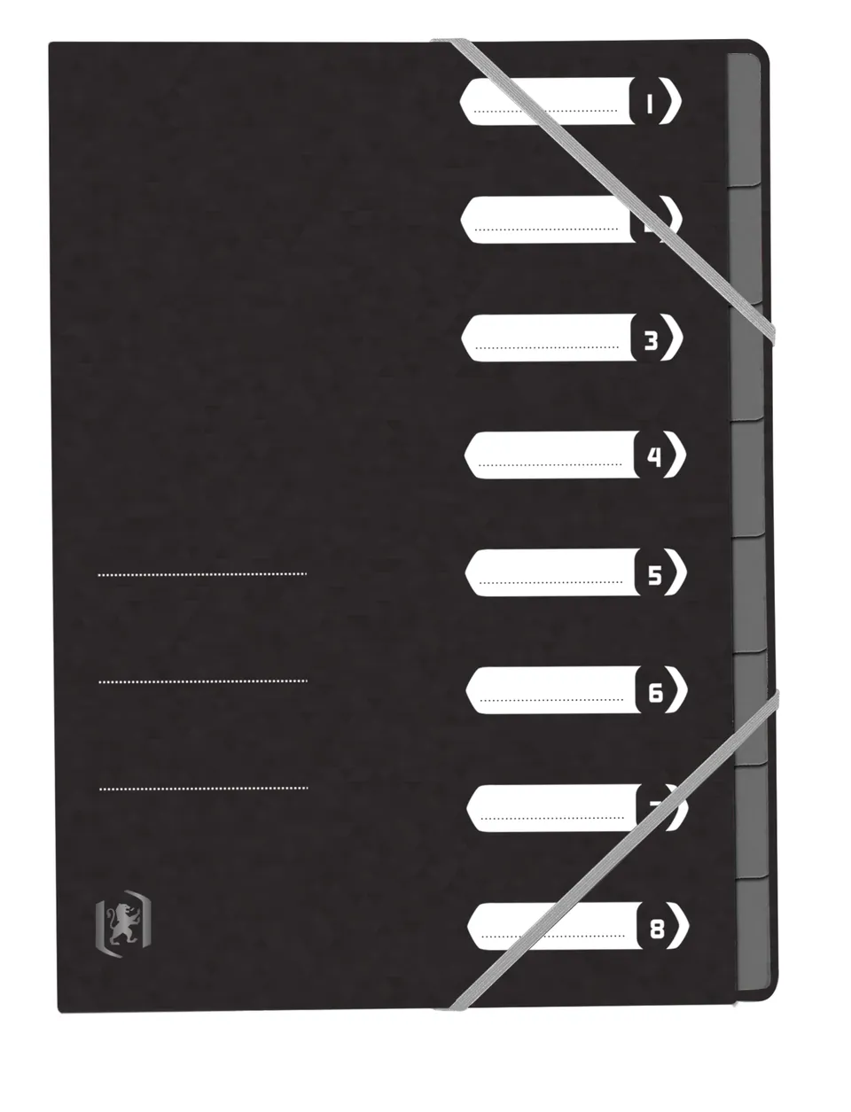 oxford-top-file-ordnungsmappe-a4-8-f-cher-schwarz-15-st-ck image 1