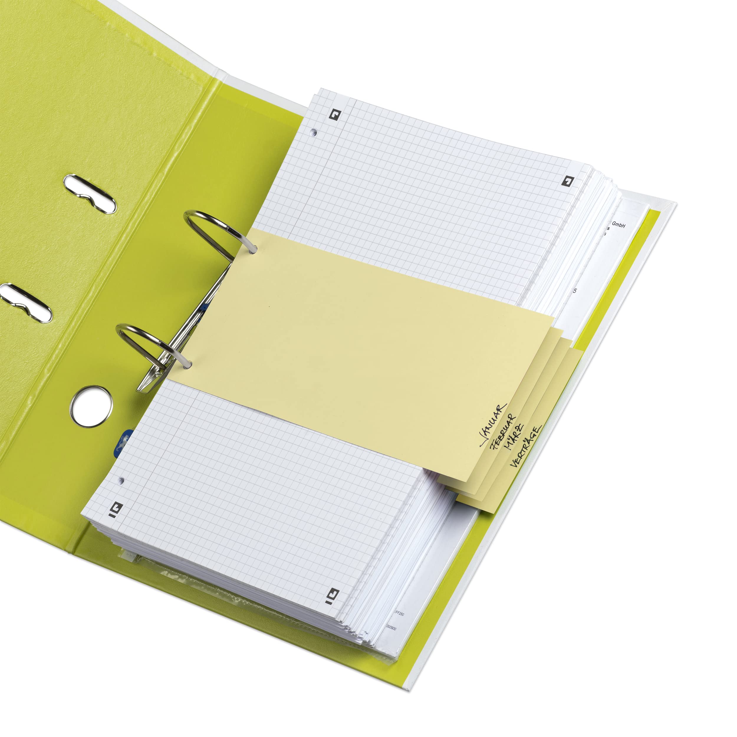 oxford-trennstreifen-gelb-10-5x24-cm-gelocht-190g-m-200-st-ck-recycling-karton image 6