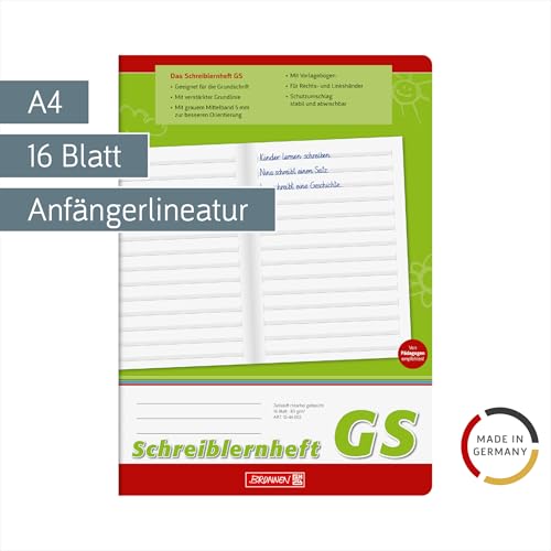 brunnen-schreiblernheft-gs-a4-16-blatt-grundschrift image 5