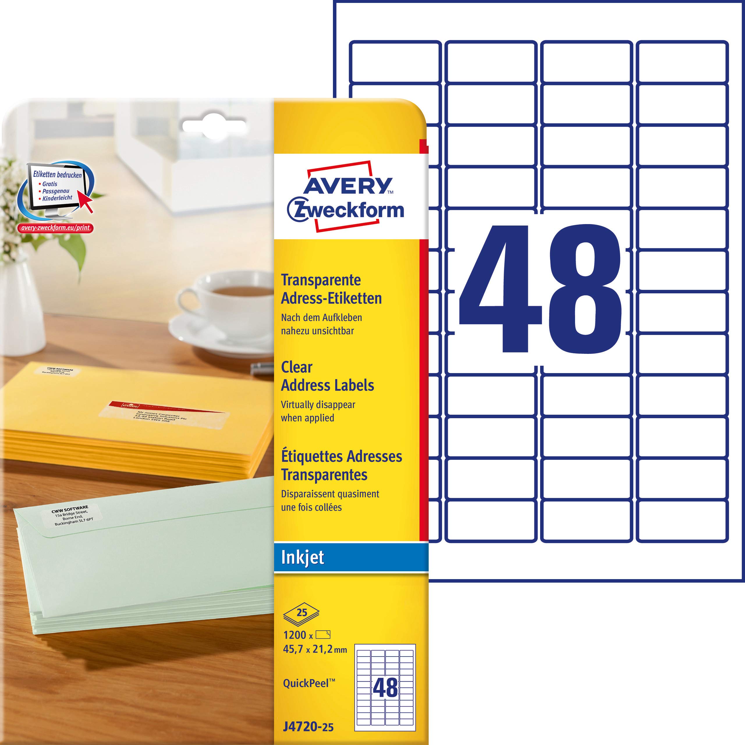 avery-zweckform-j4720-25-adressetiketten-45-7x21-2-mm-transparent-1-200-st-ck image 1