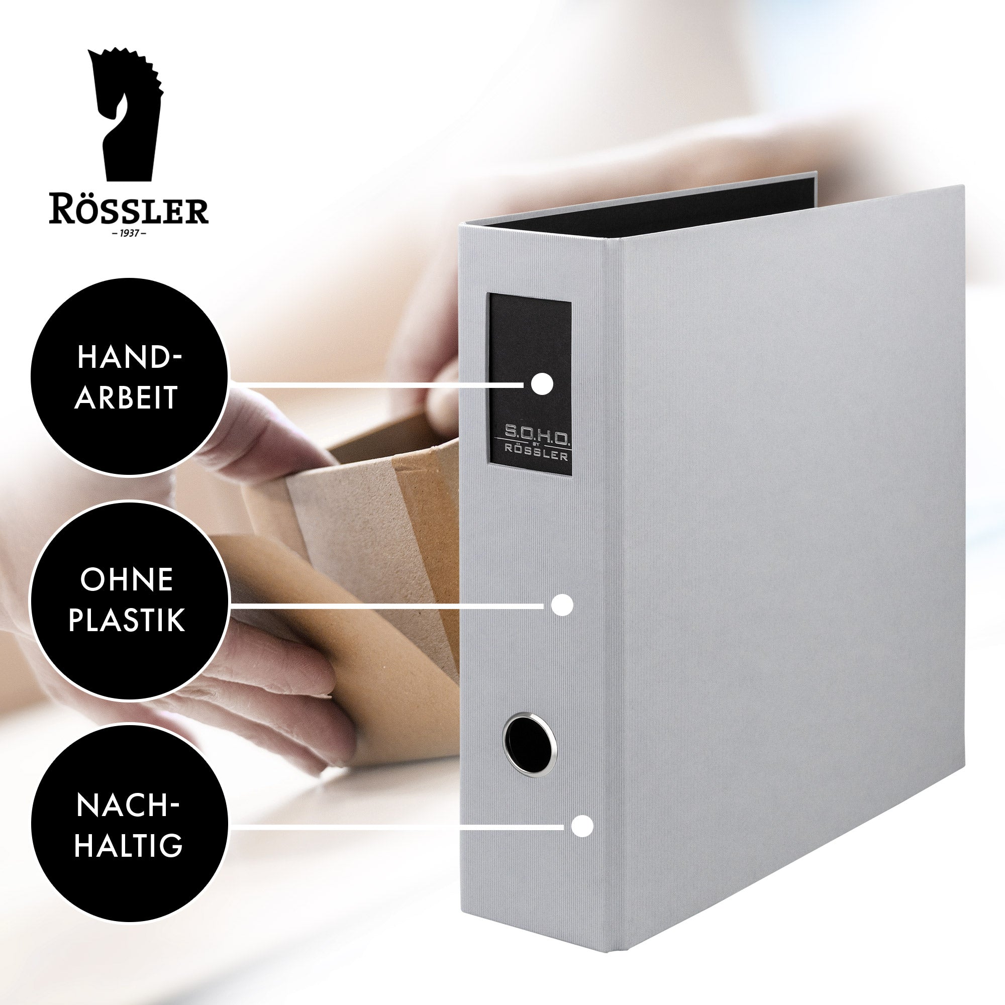 r-ssler-s-o-h-o-ordner-breit-a4-8-5-cm-stone-grau-mit-r-ckenschild image 8