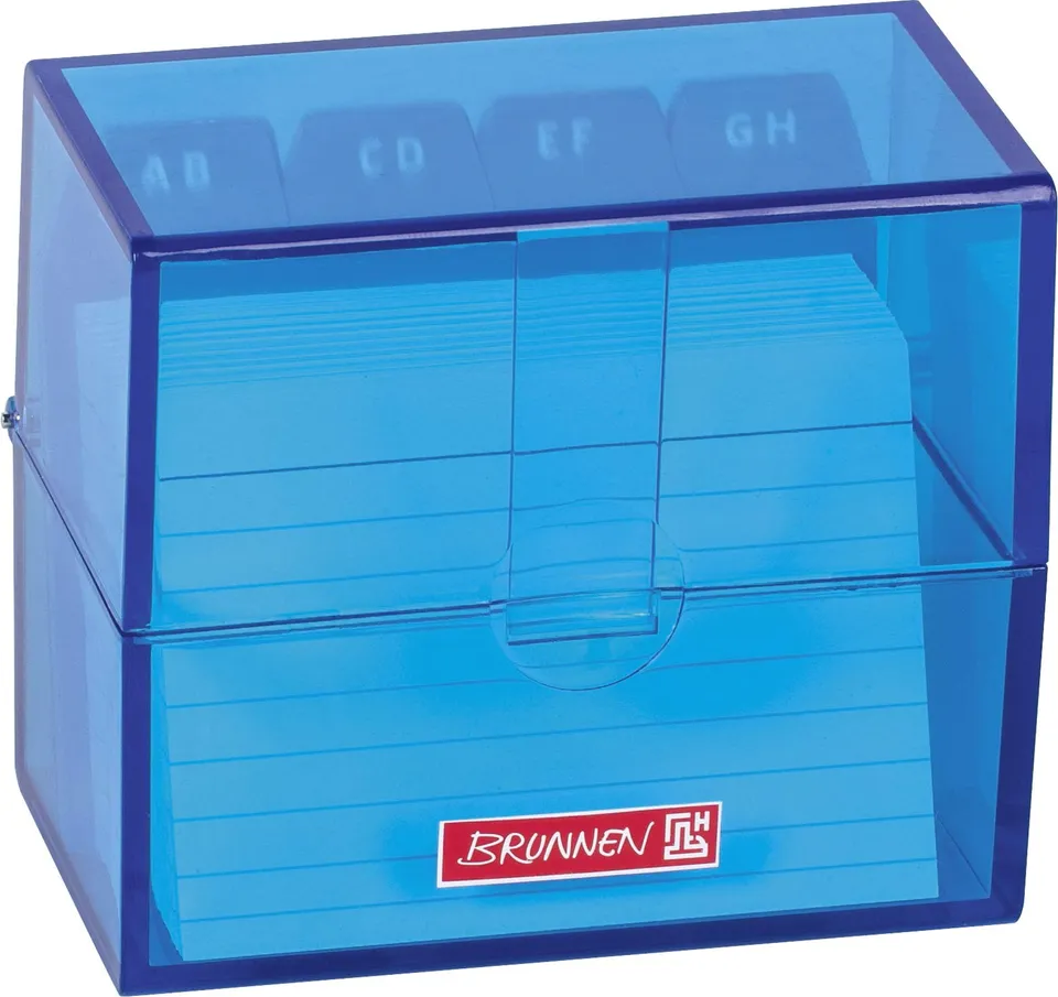 brunnen-karteikasten-a8-colour-code-azur-8-5-x-7-5-x-4-8-cm image 1