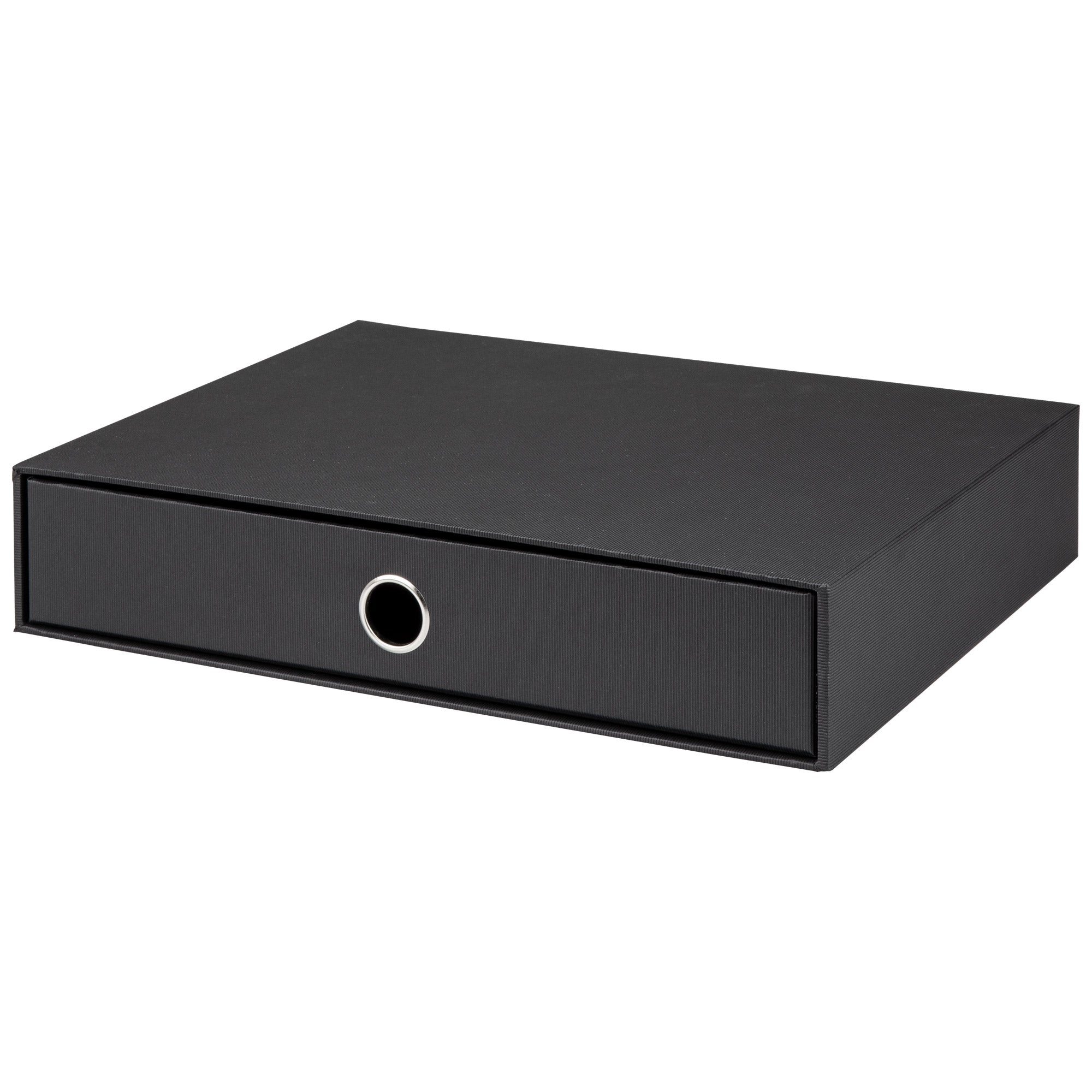 r-ssler-s-o-h-o-schubladenbox-a4-querformat-1-fach-schwarz image 1