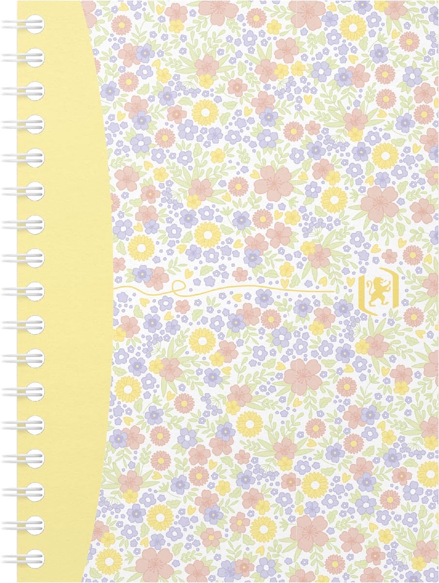 oxford-spiral-notizbuch-a6-floral-kariert-100-seiten-softcover-10-st-ck image 2