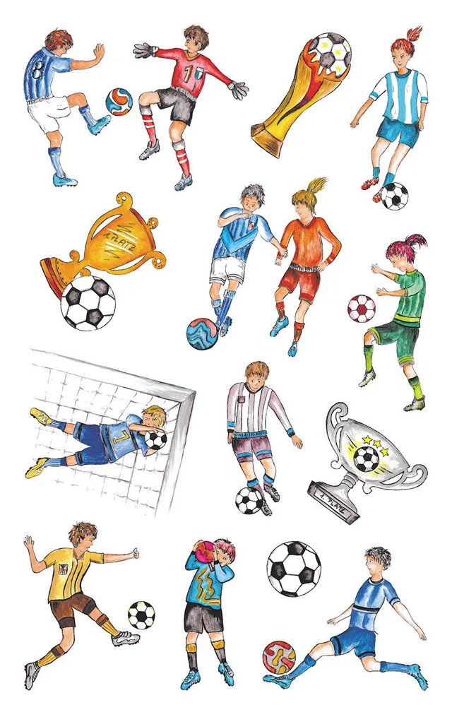 avery-zweckform-56796-metallic-sticker-fu-ball-13-aufkleber image 1
