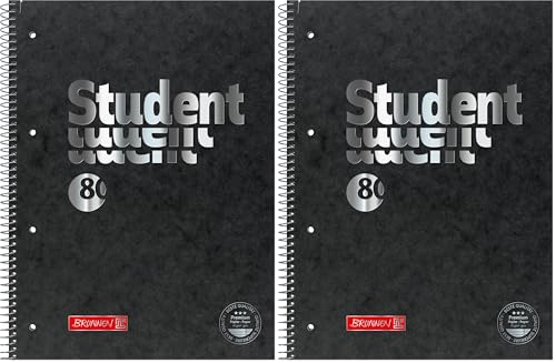 brunnen-collegeblock-premium-student-fact-plus-a4-liniert-80-blatt-schwarz image 8