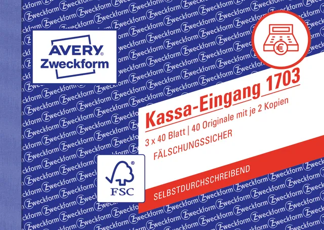 avery-zweckform-1703-kassa-eingang-formularbuch-a6-quer-selbstdurchschreibend-we image 1