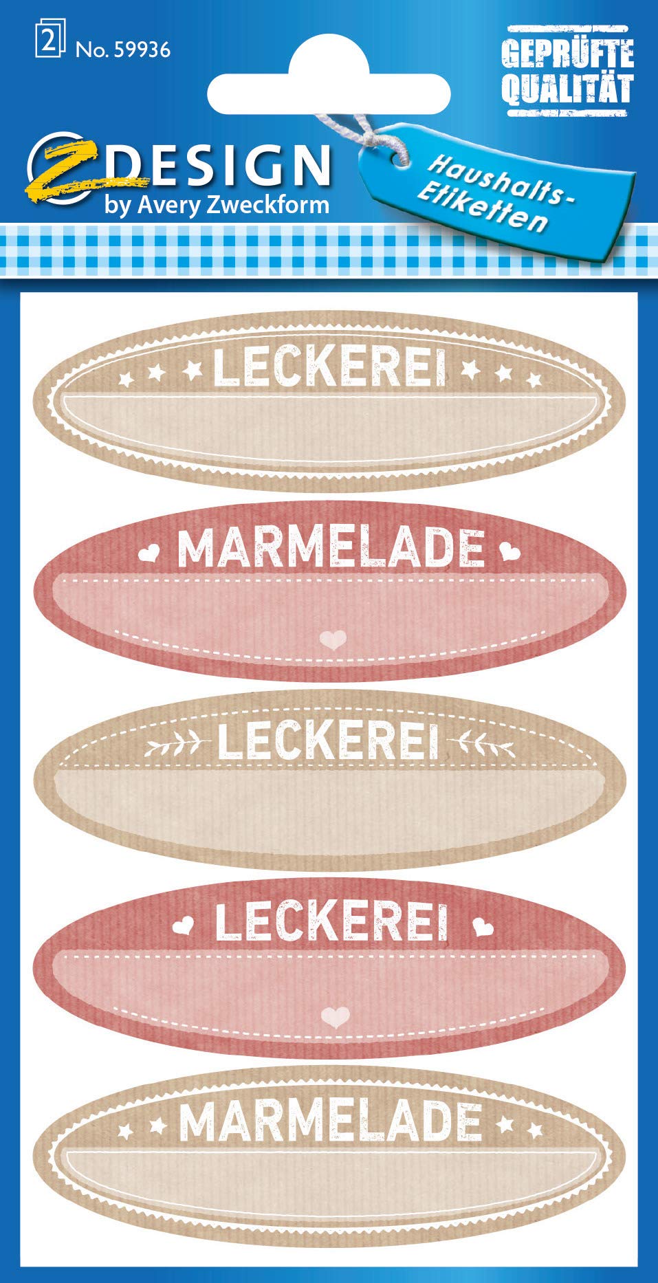 avery-zweckform-59936-haushaltsetiketten-einmachetiketten-leckerei-10-aufkleber image 2