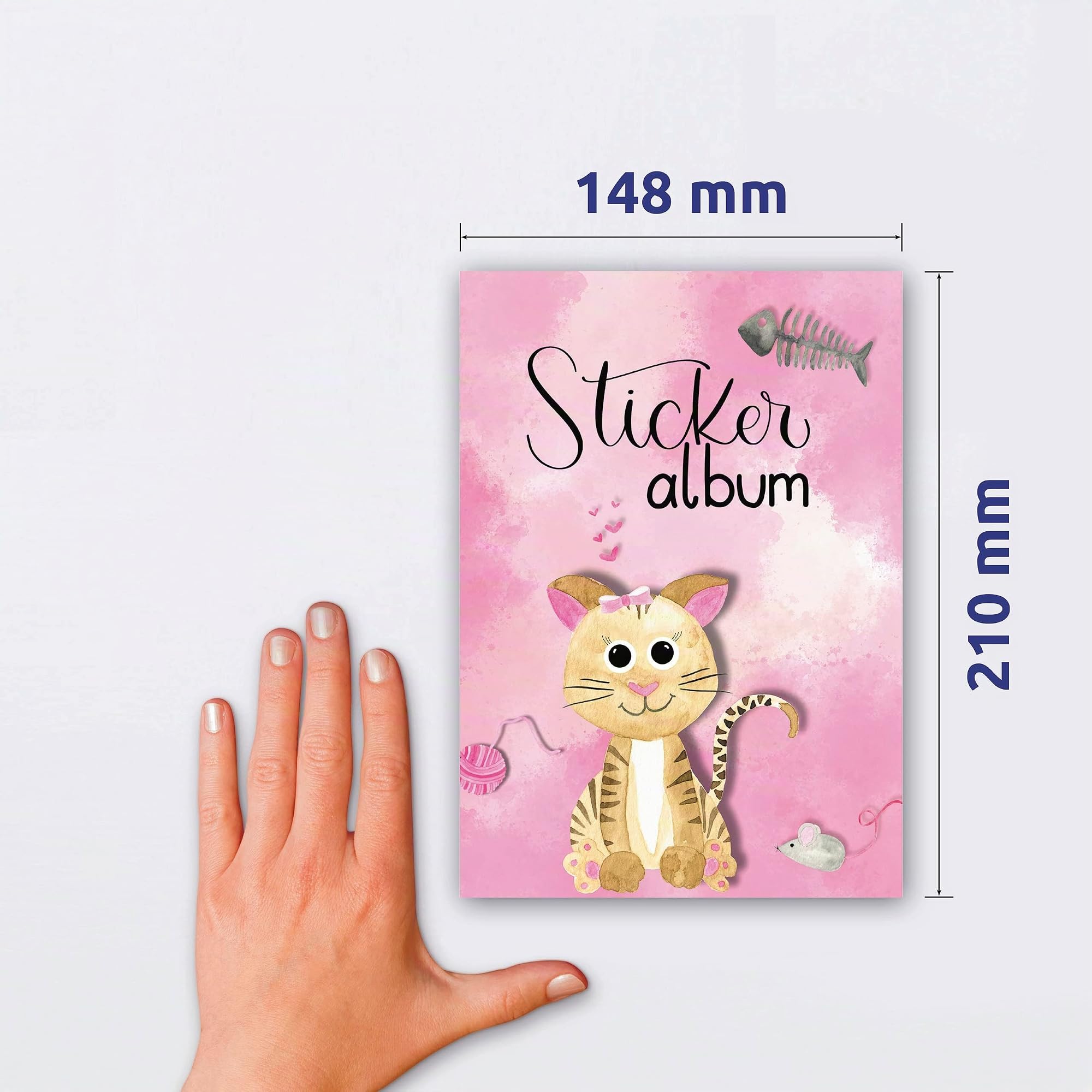 avery-zweckform-57794-stickeralbum-katze-a5-stickerbuch-mit-16-seiten image 2