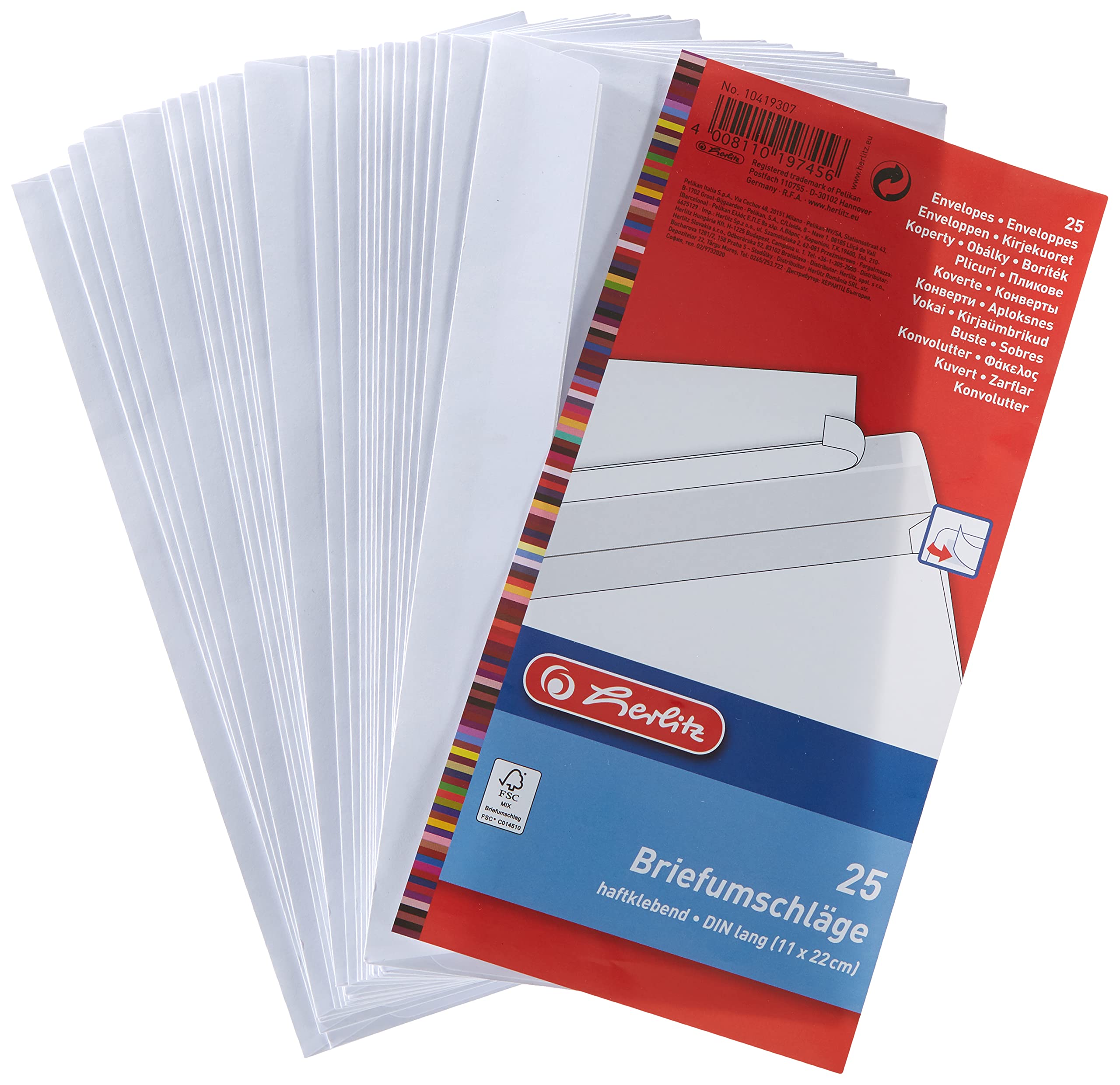 herlitz-briefumschl-ge-din-lang-haftklebend-ohne-fenster-wei-25-st-ck image 1