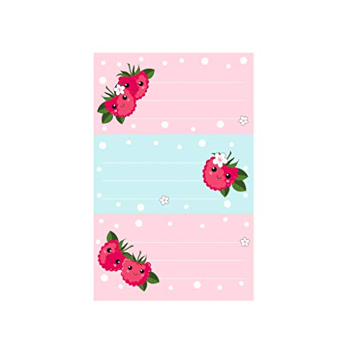 herlitz-50034291-buchetiketten-selbstklebend-himbeere-kawaii-9-st-ck image 4