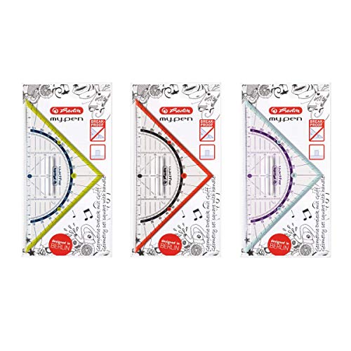 herlitz-geometriedreieck-16-cm-bruchsicher-farbig-sortiert image 2