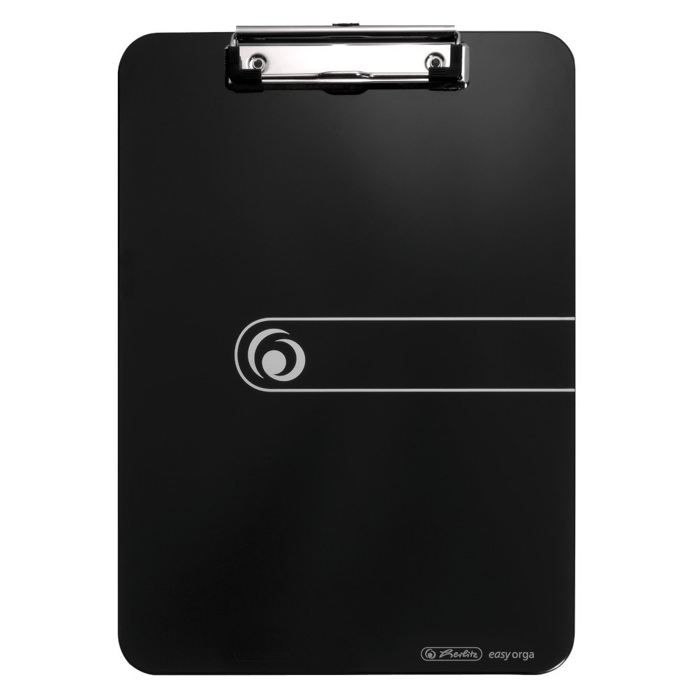 herlitz-11205663-klemmbrett-a4-opak-schwarz-mit-klemm-mechanik image 1