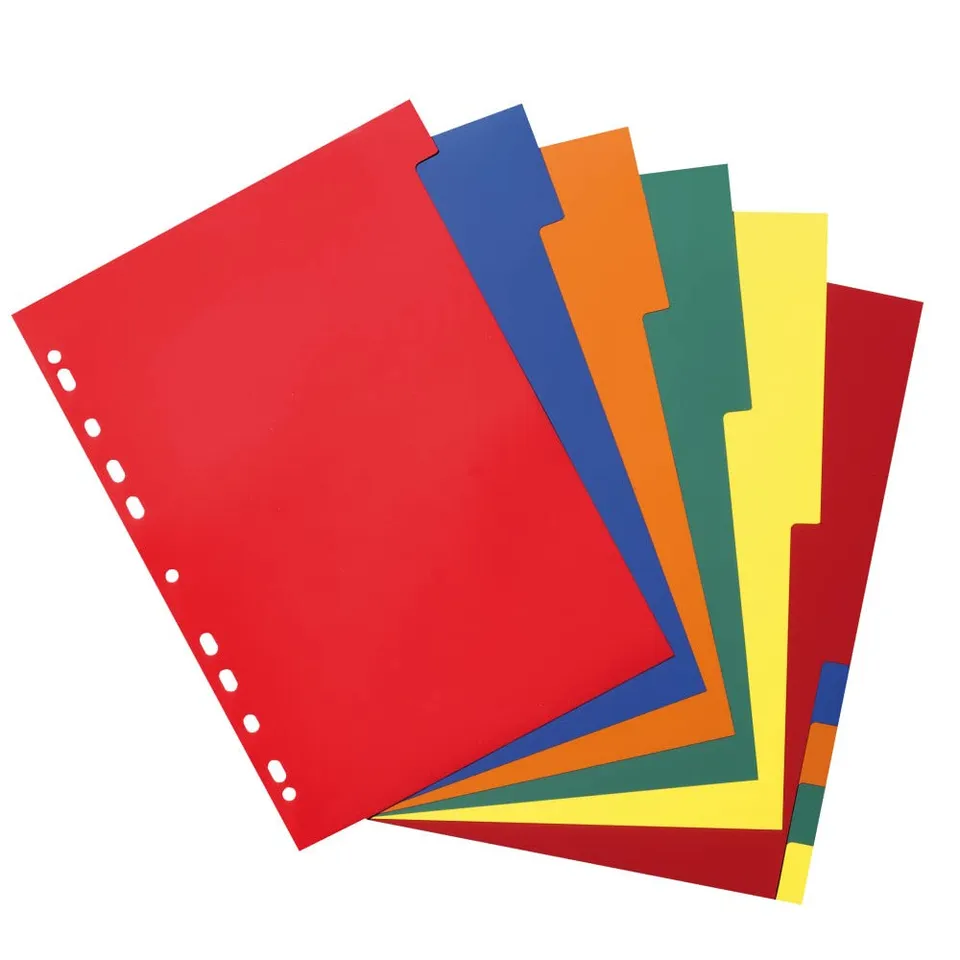 herlitz-ringbuch-register-a4-10-teilig-pp-folie-eurolochung image 1