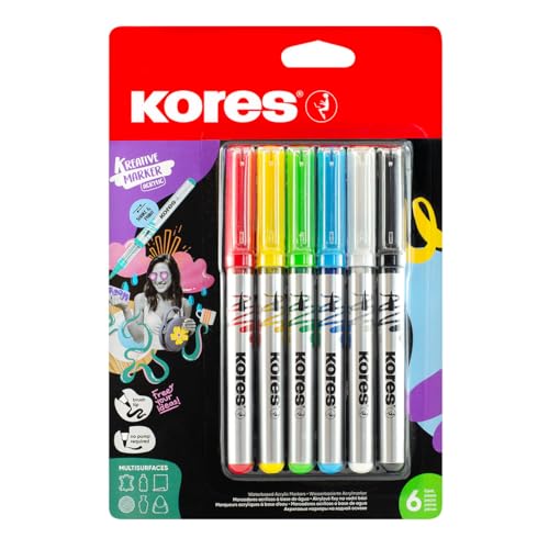 kores-kreative-acryl-marker-mit-pinselspitze-6-st-ck image 8