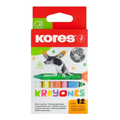 kores-krayones-wachsmalstifte-12-farben-dreikant image 6