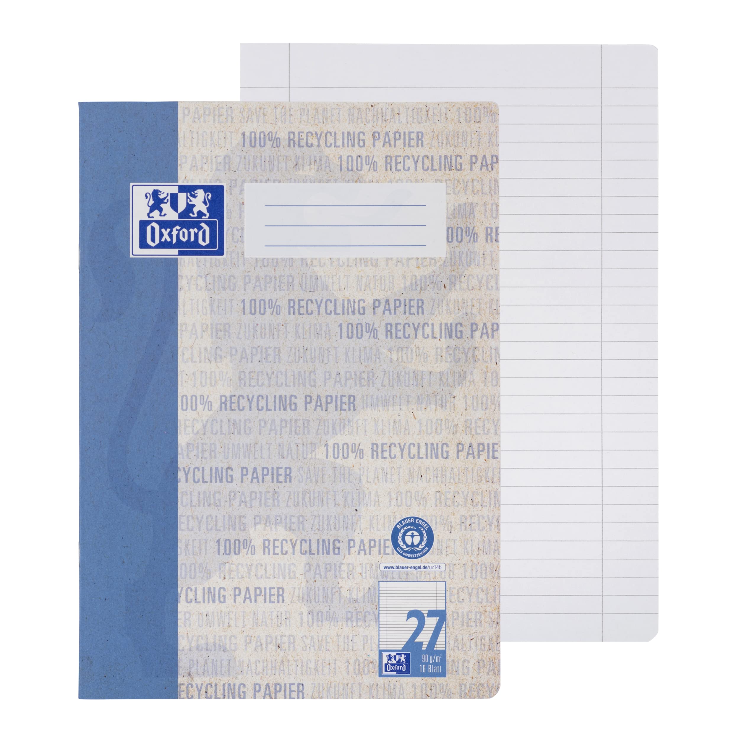 oxford-schulheft-a4-recycling-lineatur-27-liniert-16-blatt-15-st-ck image 3