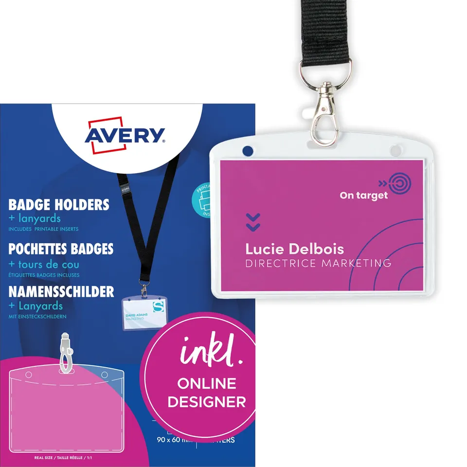 avery-zweckform-4825-namensschilder-54x90mm-mit-lanyard-10-st-ck-wei image 1